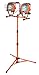 Designers Edge L14SLED 1000-Watt Twin-Head Adjustable Work Light with Telescoping Tripod Stand, Halogen primary
