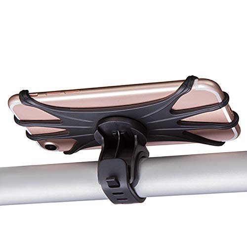 Floppy 360° Universal Bike Anti Shake and Stable Cradle/Mount Silicone Mobile Holder, Multi Angle Rotating Handlebar Sta