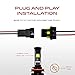 Elite Vision Advanced Automotive Accessories – Elite LED Conversion Kit H3 for Bright White Headlights Bulbs, Low Beams, High Beams, Fog Lightsthumb 3