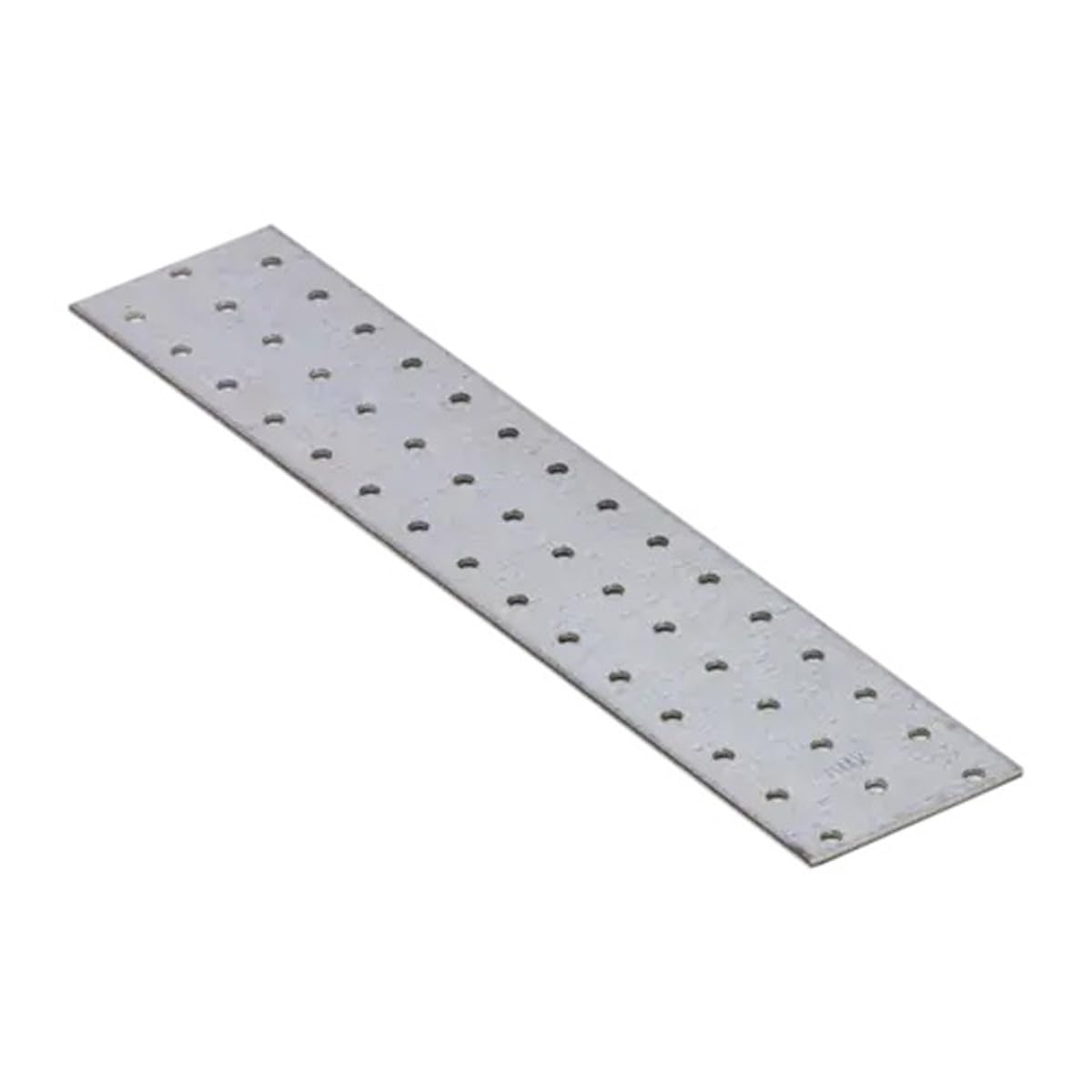 60mm x 300mm Galvanised Perforated Flat Plate Connector Joining Plates Metal Brace Brackets for Wood 2mm Thick Steel PP30 (Pack of 1) L03-06ABC — image 1
