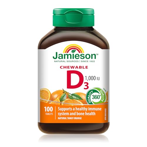 Jamieson Vitamin D 1000IU Chewables