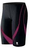 TYR Alliance Splice Jammer Swimsuit, Black/Burgundy, Size 30