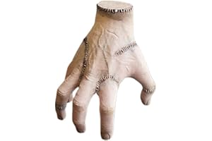 EAMVE Thing Hand from Wednesday Addams Party Decorations,Wednesday Addams Thing Hand Cosplay Scary Props Hand Accessories,Latex Scary Realistic Fake Hand Prop Spooky Home Decor Halloween Bloody Decoration