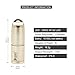 WUBEN Mini Keychain Flashlight USB Rechargeable 10180 Li-ion Battery LED Tactical Focus Waterproof Torch 2 Light Modes 130 Lumens Necklace Flashlights (G344)