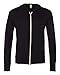 Alternative 01970E1 50% Polyester 38% Cotton 12% Rayon Men's Full Zip Hoodie XX-Large Eco True Black