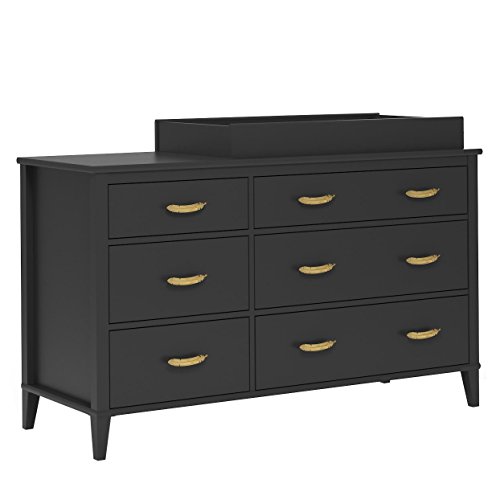 Little Seeds Monarch Hill Hawken 6 Drawer Changing Table, Black