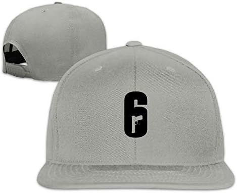 Tom Clancy's Rainbow Six Siege 6 Unisex Flat Baseball Caps Adjustable Hat Flat Bill Baseball Cap