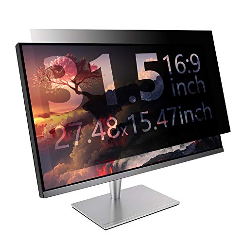 4NM Privacy Screen Protector for 31.5″ Widescreen Monitor (16:9 Aspect Ratio), 31.5 inch Privacy Filter Anti-Glare – Anti-Scratch Protector Film (20.04×11.26inch)