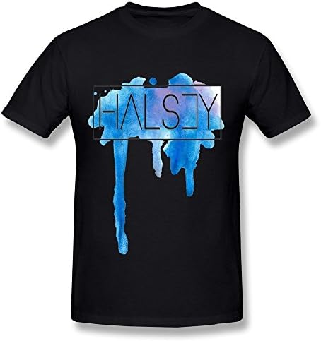 LOHUIOI Men's Digital Music Halsey T-shirt Size XS Black