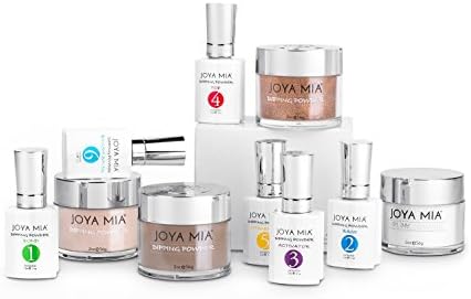 Joya Mia Dipping powder starter kit includes liquids, three powders and clear (DPSK-9)