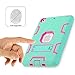TIANLI iPad Mini 5 2019 Case,iPad Mini 4 2015 Case Three Layer Kickstand Shockproof Protection High Impact Protective,Mint Hot Pink