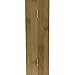 Bamboo Key and Mail Organizer For Wall ( Natural), By Home Basics | Mail Shelf Organizer With 6 Interior Key Hooks | Dual Compartment Small Mail Holder