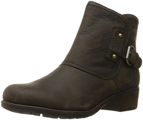 Hush Puppies Women's Proud Overton Boot, Dark Brown Leather, 9 M US