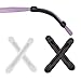 2 Pairs Eyeglasses Temple Sleeve Antiskid Spectacles Soft Silicone Comfortable