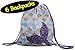 Mermaid Party Favor Drawstring Backpacks Goodie Bags, 6-Pack, 12x14 inches