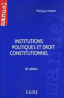 Institutions Politiques Et Droit Constitutionnel Babelio