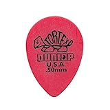 Dunlop 423R.50 Tortex Small Tear Drop, Red, .50mm, 36/Bag