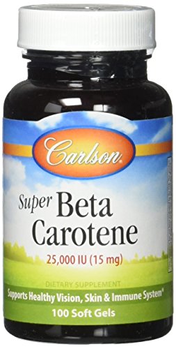 Carlson Labs Super Beta Carotene Softgels, 100 Count