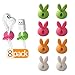 Cute Cable Clips Desktop Color(8 Pack),Cord Holder Organizer,Wire Holder for Nightstand,Table,Desk,Wall,Car,Computer,Phone Charging Cable,USB Cable,Mouse,Headphone,Office,Cubicle,Nightstand,ect.