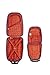 Travel Buddies Rusty Robot Luggage, Blue, Red, Yellow