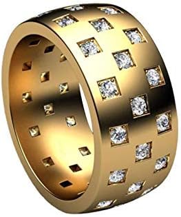 Amazon Co Jp レディースメンズラグジュアリーブランドミニマリストジオメトリックラウンドサークルウェディングリングギフト Mzh スポーツ アウトドア