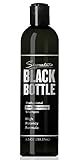 Black Bottle Mens Shampoo - Anti Hair Loss Shampoo For Men -Promotes Hair Growth in Men - DHT Blocker Saw Palmetto Hair Loss Help - (Caffeine & Biotin + Essential Oils & Extracts) - 8.5oz