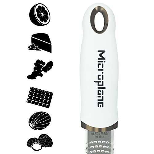 Microplane Premium Made in USA Zester Grater, 13", White Pricepulse