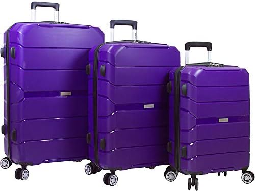 purple hardside luggage sets