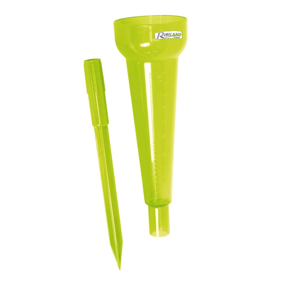 Ribimex PRPLUVIO Garden Rain Gauge, Green
