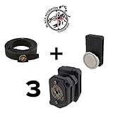 IPSC & USPSA Black Scorpion Professional Shooting (Belt +3 Magazines Pouches Storm I + 1 Magnetic Magazine Pouch.)