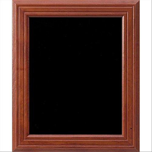 Securit Tableau noir mural finition laquée Acajou 30 x 40 cm