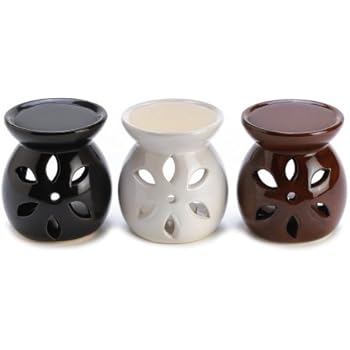 Gifts & Decor D1292 Mini Oil Warmer Trio, Multicolor