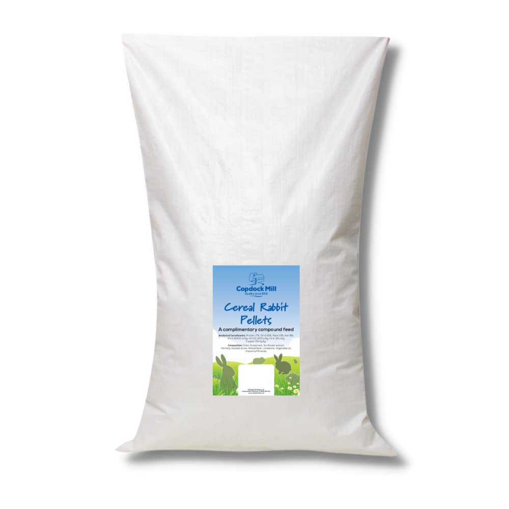 Copdock Mill Rabbit Nuggets 20kg - Cereal Pellets Food Mix - Treats Full of Vitamins & Minerals