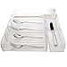 Clear Plastic Kitchen Drawer Organizers | 6 Piece Set
