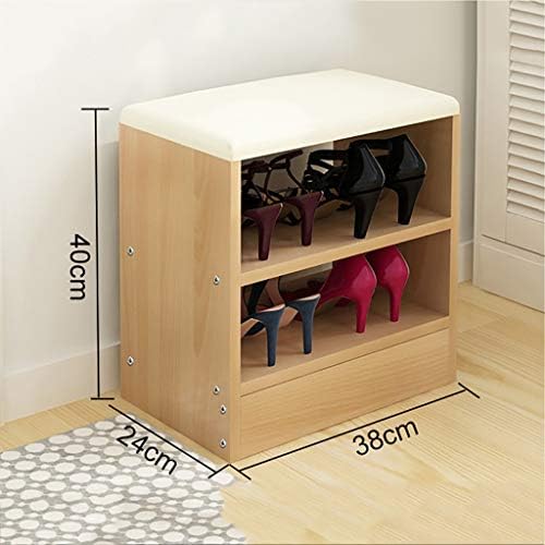 Free Standing Shoe Racks Change Shoes Stool Shoe Storage Stool Multifunctional Shoe Rack Sofa Stool Storage Stool (Color : D)
