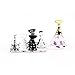 BQAN 1 Set Nail Tips Practice Stand Magnetic Stuck Crystal Holder Chessboard Design