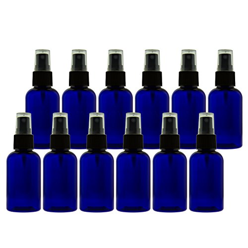 Buy Spray Bottles For Essential Oils 2 Oz (60Ml) Cobalt Blue Pet