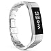 Fitbit Alta Accessory Band, MoKo Stainless Steel Replacement Smart Watch Band Wrist Strap Bracelet with Butterfly Buckle Clasp for Fitbit Alta / Fitbit Alta HR, Fits 5.11