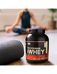 Optimum Nutrition Estándar dorado 100% Proteína de Suero de Leche en Polvo, Pie de lima,...