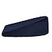 hiccapop Pregnancy Pillow Wedge for Maternity | Memory Foam Pillows Support Body, Belly, Back, Knees (Navy Blue)