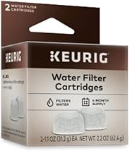 Keurig Water Filter Refill Cartridges, Replacement Water Filter Cartridges, 2 Count