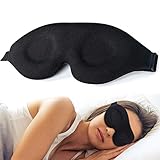 Sleep Mask for Women Men Sleeping, 3D Contoured Cup