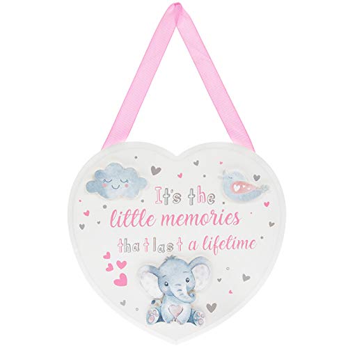 Lesser & Pavey BIRD & ELLIE PINK plaque lp44753