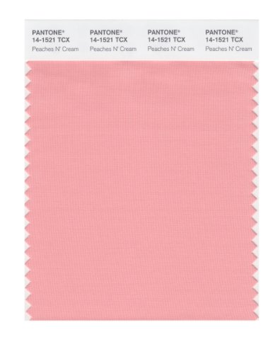 PANTONE SMART 14-1521X Color Swatch Card, Peaches N' Cream