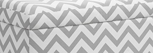 Dorel Living Chevron Storage Ottoman - Thumbnail 5