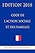 Code de l'action sociale et des familles: Edition 2018 (French Edition) by La Bibliothèque Juridique