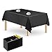 16-Pack Rectangle Plastic Tablecloth - Premium Rectangular Table Cloths Table Covers 54