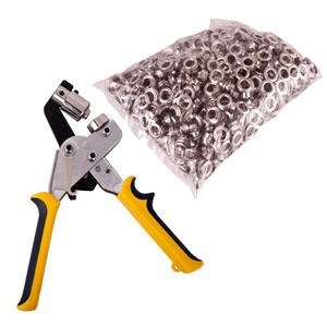 Handheld Grommet Punch Press Tool For Vinyl Banner Signs With 50