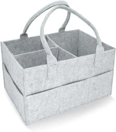 JENPECH Portable Diaper Caddy Organizer - Large Hanging Storage Bin For Nursery, Stroller & Travel - View #8