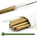Reusable Bamboo Drinking Straws by Primal Ethic – Plastic Straw Alternative – Organic, Biodegradable – with 2 Cleaning Brushes & Storage Bag – 8 or 9.5 Inch - Variable Quantities